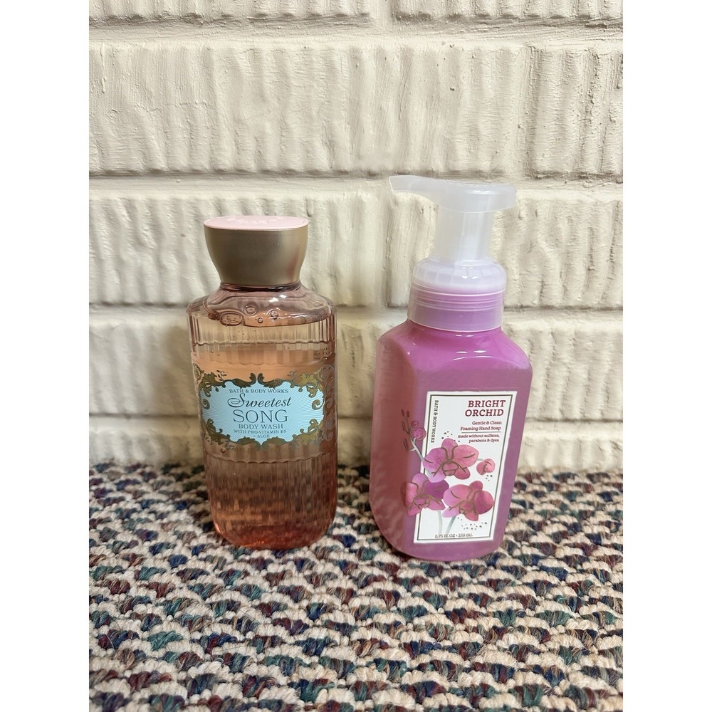 Bath & Body Works Hand Soap &‎ Body Wash Sweetest Song, Bright Orchard